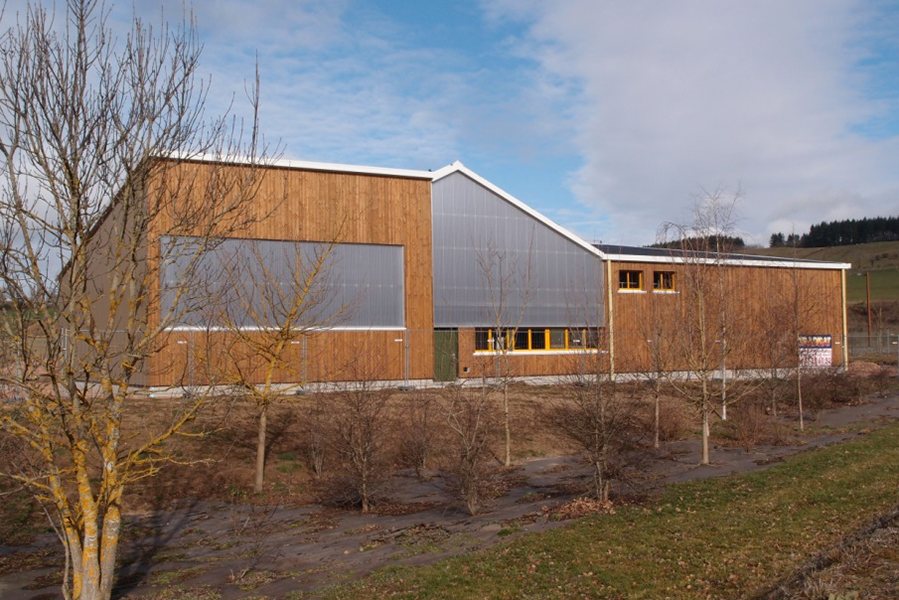 Construction d'un atelier partagé à Saint-Romain d'Urfé 2014