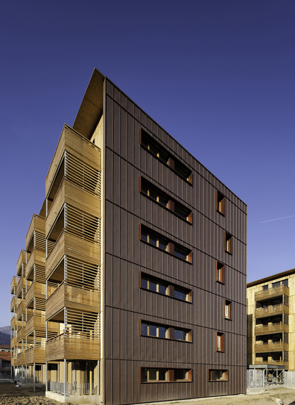 Construction de deux immeubles collectifs ZAC Blanche Monnier à Grenoble 2010