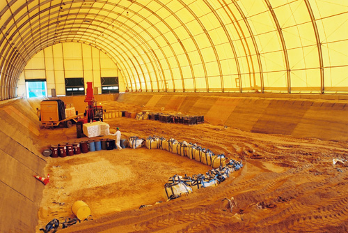 Bâtiments Batibulle pour stockage de déchets radioactifs pour ANDRA à Marcoule 2013