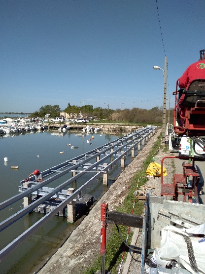 Rénovation d'un ponton du port abri à Port Saint-Louis du Rhône  2018
