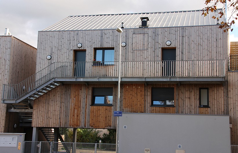Réalisation d'escaliers et de coursives pour un immeuble de 18 logements à Dijon 2013